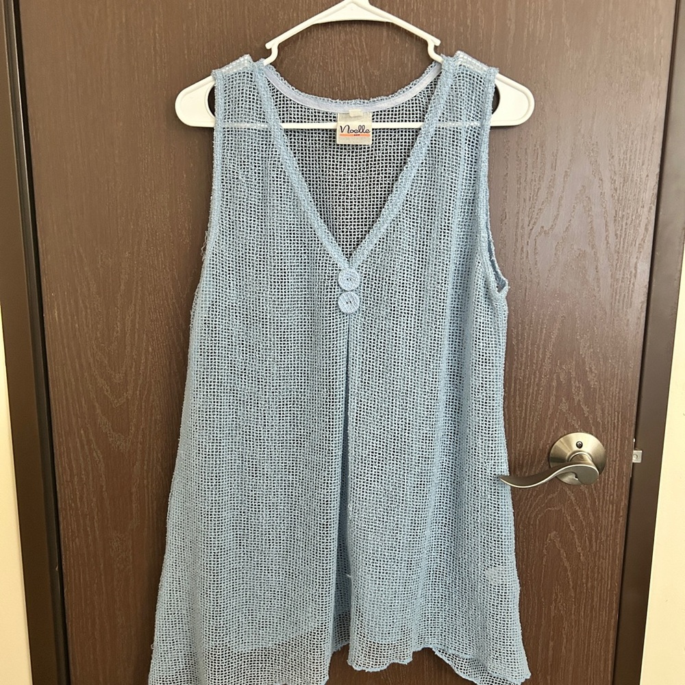 Noelle Sky Blue Knit Top
